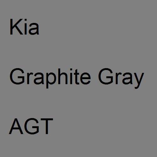 Kia, Graphite Gray, AGT.